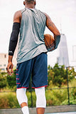 McDavid Manga de compresión para codo y brazo con acolchado HEX. Para baloncesto, fútbol, béisbol y mucho más. Flujo de aire de punto y protección UV