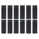 12 Tornillos De Separación, Separadores De Letreros, Tornillos Publicitarios, Soportes De Separación De Pared De Acero Inoxidable, Accesorios De Montaje De Letreros De Uñas Acrílicos De Vidrio, 19x50