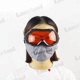 Laserland 190nm-355nm-405nm-445nm-473nm-532nm Gafas de protección láser azul verde CE OD6+