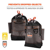 Ergodyne Arsenal 5926 Bolsa de herramientas con pernos, corta, poliéster, gris