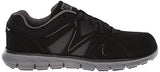 Skechers, Zapatos de Trabajo para Hombre, Synergy Ekron 77068, Negro/Carbón, 27 Ancho Medio