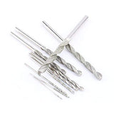 Yosoo 10Pcs Juego de brocas con punta de diamante DMD Brocas helicoidales para baldosas de vidrio piedra 0077