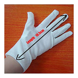 WEEDKEYCAT 12 Pares/Bolso 1 Paquete Guantes de algodón Blanco for Manos secas de manejo de Guantes de película Ceremonial Guantes ceremoniales.