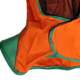 Capucha de soldadura transpirable, de malla interior lavable gorro de soldadura ajustable a prueba de polvo para soldador, soldadura, naranja XL