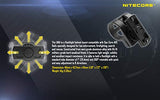 Nitecore MT10C 920 Lumen ARC Rail - Luz táctica para casco, recargable y rotativa con luz roja