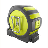 Ryobi 25 pies. Cinta métrica con clip para cinturón