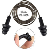 Tapones para los oídos para dormir, 16 pares de tapones para los oídos con cancelación de ruido, suaves, reutilizables, de silicona, resistentes al agua, reducción de ruido, para conciertos, natación, estudio, ruido fuerte, ronquidos