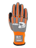Magid Glove & Safety TRX100S T-REX TRX100 - Guantes de impacto multiusos, Black/Orange NitriX Grip, 8/M