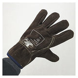 Guantes de Soldador Guantes mecánicos Guantes de Trabajo de Cuero de Piel de Vaca 25 cm (10") Longitud TIGNO Guantes de Soldadura Peso Ligero y ampliamente Utilizado