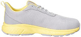 Amazon Essentials by Reebok Tenis de Trabajo de Seguridad para Mujer All Day Comfort Antideslizante con Puntera de aleación, Color Gris Puro/Siempre Amarillo, 6.5 M de EE. UU