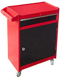 BIG RED ATBT1204R-RB Torin - Organizador de Herramientas de Taller con Ruedas para cochera, con 4 cajones Desmontables con Armario de Almacenamiento Grande y Estante Ajustable, Rojo/Negro