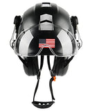 GREEN DEVIL Unisex-Adulto Casco Seguridad Casco Duro Con Visera Y Protección Para Los Oídos Casco Trabajo Abs Ventilado Liviano Y Ajustable Para Hombres Y Mujeres Suspensión 6 Puntos Aprobado