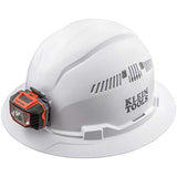 Casco Duro, Ligero, Estilo de ala Completa ventilada, Acolchado, autoabsorbente, Resistente al Olor, Color Blanco