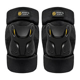 Nanyaciv Rodilleras para Adultos | Coderas Ajustables Rodilleras con Tiras Reflectantes,Rodilleras antiimpacto para Hombres y Mujeres, construcción, jardinería, Trabajo, Ciclismo, Patinaje, Deportes
