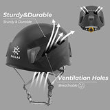 Casco de escalada de roca, ligero, ajustable, montañismo, escalada, senderismo, espeleología, trabajo en altura, casco para hombres, mujeres y niños