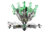 Metabo HPT Sierra ingletadora compuesta deslizante de 10 pulgadas, guía láser ajustable, doble bisel, control electrónico de velocidad, motor de 12 amperios, freno eléctrico (C10FSHS)