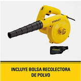 STANLEY STPT600-B3 - Sopladora y Aspiradora Electrica de Velocidad Variable, 600W