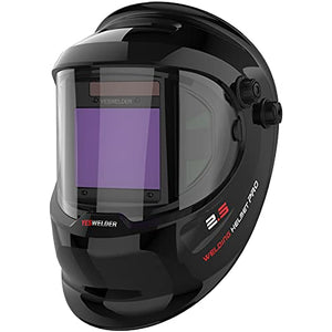Casco de soldadura de oscurecimiento automático con visión lateral, 4 sensores de arco de visión ancha, 4/5-9/9-13, máscara de soldador para TIG MIG ARC Grinding Plasma LYG-Q800D