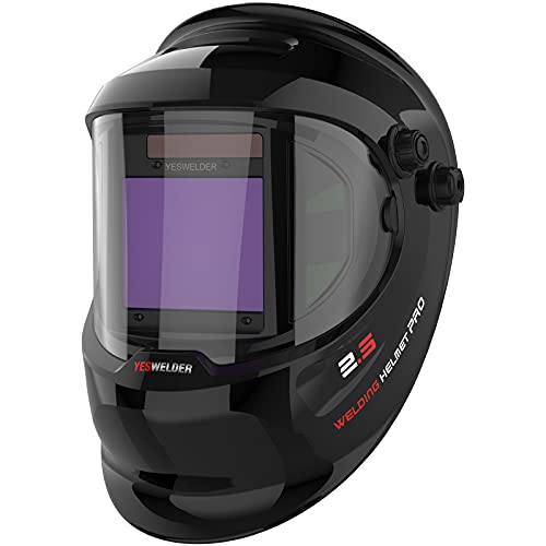 Casco de soldadura de oscurecimiento automático con visión lateral, 4 sensores de arco de visión ancha, 4/5-9/9-13, máscara de soldador para TIG MIG ARC Grinding Plasma LYG-Q800D