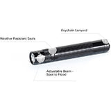Maglite, Solitaire Spectrum Series Linterna LED, AAA, cuerpo negro, luz LED verde