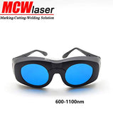 OD7+ Gafas de seguridad láser 680-1100 nm, láser Picosecond/luz fría/láser Yag/módulo infrarrojo láser protección de ojos gafas láser para 755 nm, 808 nm, 980 nm, 1064 nm, 1080 nm MCWlaser