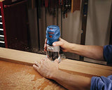 BOSCH GKF125CEK Colt 1.25 HP (máximo) Kit de router de palma de velocidad variable con guía de borde