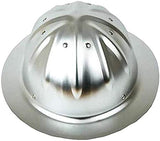 Casco de  seguridad de Aluminio, Gorros Grandes, Casco de protección Lateral Ancha, Parasol, Casco para Exteriores en Obra(Color:Aluminum Alloy)