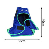 Gorro de soldadura transpirable, lavable, ligero, a prueba de polvo, resistente, para soldador, protección para el cuello, casco FR, azul L
