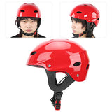 Casco de seguridad, Casco de seguridad de resina ABS, Casco de seguridad con forro de Eva altamente espumado, Color ligero y brillante, para hacer surf, Escalada, Rescate en el agua, Gorra de rafting