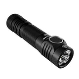 NITECORE E4K Next generation 21700 Compact EDC Flashlight - 4x CREE XP-L2 V6-4400 Lumens w/3x NITECORE NL2150HPR Rechargeable Li-ion Batteries