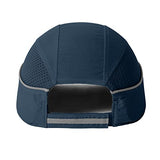 Gorra de seguridad, ligera, de seguridad, protección de la cabeza, transpirable, gorra de protección de la cabeza (M18109H-Navy-Micro Brim)