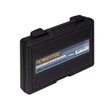 POWERTEC 71219 Juego de guías de plantilla de router | 9 guías de latón sólido con funda de transporte moldeada