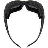 Gafas de sol de seguridad industriales globales para motocicleta se adapta a las lentes ahumadas con las normas ANSI Z87.1 para gafas de seguridad con relleno de espuma suave y aireada viene con bolsa de almacenamiento y correa