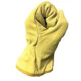 Guantes de soldador Guantelete Resistente a Las Llamas Amarillo Claro