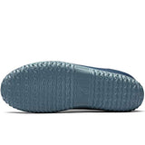 YUKTOPA Zuecos de trabajo impermeables y antideslizantes para hombre y mujer, resistentes al aceite, zapatos de chef de seguridad para jardín, zapatos de trabajo, Azul / Patchwork, 13.5 Women/12.5 Men