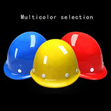 Casco De Seguridad para ConstruccióN, Casco De Servicio Pesado - ala De 2 Pulgadas, FRP Transpirable con Tiras Antisudor.