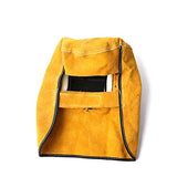 Capucha Soldador de Cuero Lente Solar Cubierta de Tapa Solar Soldado de Cuero aliviar almejado Soldador de Casco de protección de protección de Seguridad