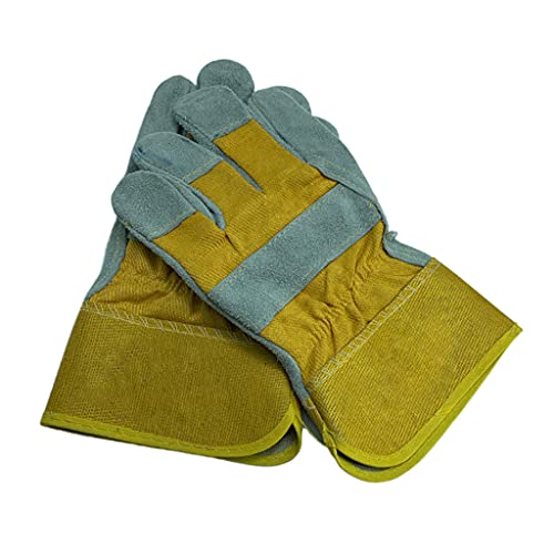 Guantes soldador de trabajo de piel de vacuno para soldadores,