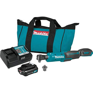 Juego de herramientas Makita RW01R1 12V max CXT® Litio-Ion Inalámbrico 3/8" / 1/4" Sq. Kit de trinquete de accionamiento (2.0Ah)