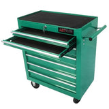 Fulvari - Cofre de Herramientas con Ruedas para 7 cajones, Caja de Herramientas con Carro de Servicio Industrial, clóset de Herramientas con Sistema de Bloqueo para cochera, almacén y Taller, Color