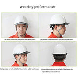 Cascos industriales, Cascos ABS de Alta Resistencia, Cascos Protectores industriales para Obras de construcción, para Potencia/construcción/túneles