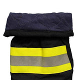WOPOO Guantes de Cuero contra Incendios, Guantes de Bombero Impermeables Resistentes al Fuego ignífugos de Trabajo Resistentes a Altas temperaturas