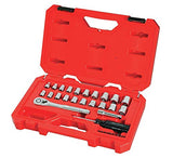 Craftsman CMMT12013 - Juego de llaves de vaso (32 unidades, 3/8", en estuche moldeado)