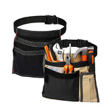 FOUNDLINE Bolsa de cinturón de Herramientas Bolsa de Almacenamiento de Herramientas de jardinería Bolsillo de cinturón Cinturón de Trabajador Bolsa de Herramientas Almacenamiento de Herramientas (Col