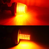 MAIALOT 60 LED giratorio intermitente ámbar baliza de montaje flexible luz estroboscópica tractor luz de advertencia de emergencia para carretilla elevadora camión cortadora UTV