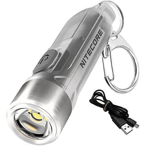 NITECORE TIKI Mini Futuristic LED Llavero Luz 300 Lumens-Integrado Batería de iones de litio recargable