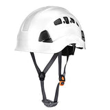 Casco de espeleología, Casco de Seguridad Material de Calidad Resistencia a Altas temperaturas para espeleología(28 * 21 * 18cm-Blanco)