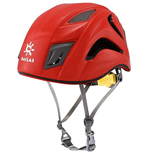 Casco de Escalada Ligero, protección para la Cabeza, Equipo de Rescate de rapel Ajustable
