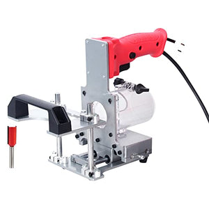 Plantilla de mortaja para routers, 2 en 1, soporte de ranurado, máquina de recortar, localizador de perforación, cierres invisibles, herramienta de carpintería de pista lineal