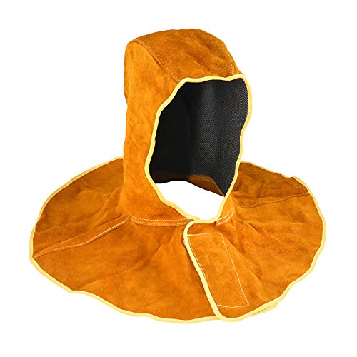 Capucha  Soldador de piel Soldadura Tapa Soldadora para Soldadura, Herrería